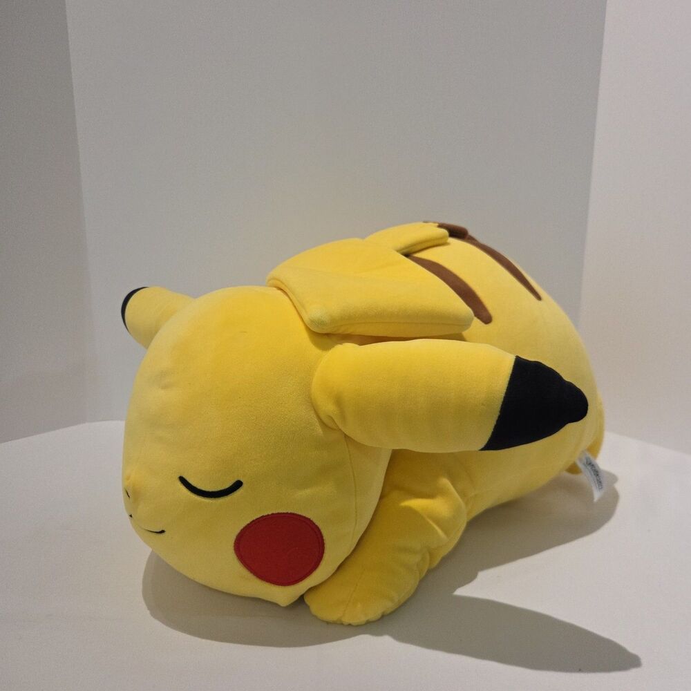 Pokémon Pikachu Sleeping Plush 18” Large Stuffed Toy Nintendo 2021